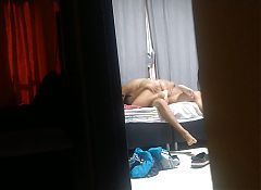fucking my neighbor in amazon position dominating him in femdom then he fucks me in doggystyle and cuckold records from behind
